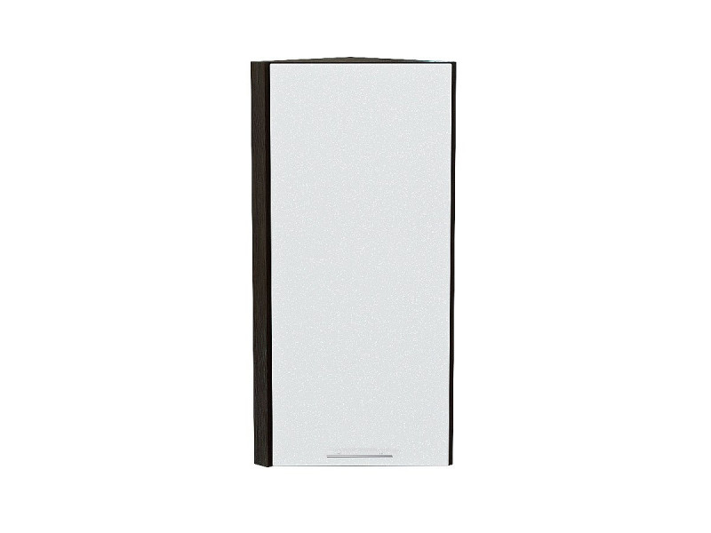 920*300*304 Шкаф верхний торцевой Валерия-М Белый металлик Graphite